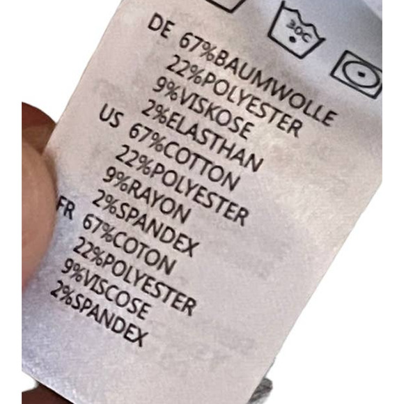 Article Of Society Women Carly Skinny Crop Jeans Frayed Hem Bleach Denim 27 NWT - Picture 6 of 8